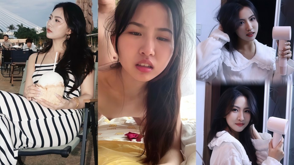 【苹果原相机云端泄密】重庆露脸美女小姐姐，极致反差青春气质，床上束缚蒙眼是爸爸的小母狗