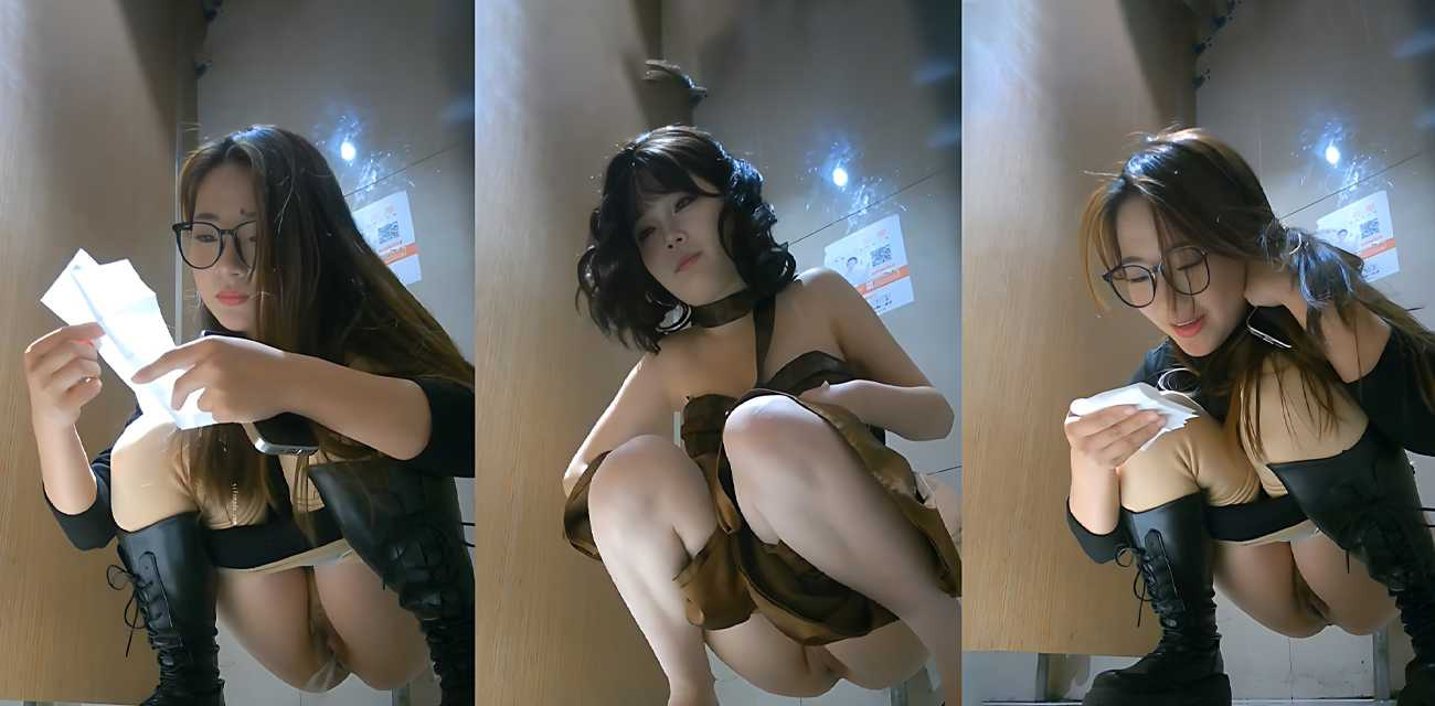 酒吧女厕高清前景偷拍，各种美女嫩鲍喷水瞬间一览无余，美腿肥臀诱惑画面火辣撩人