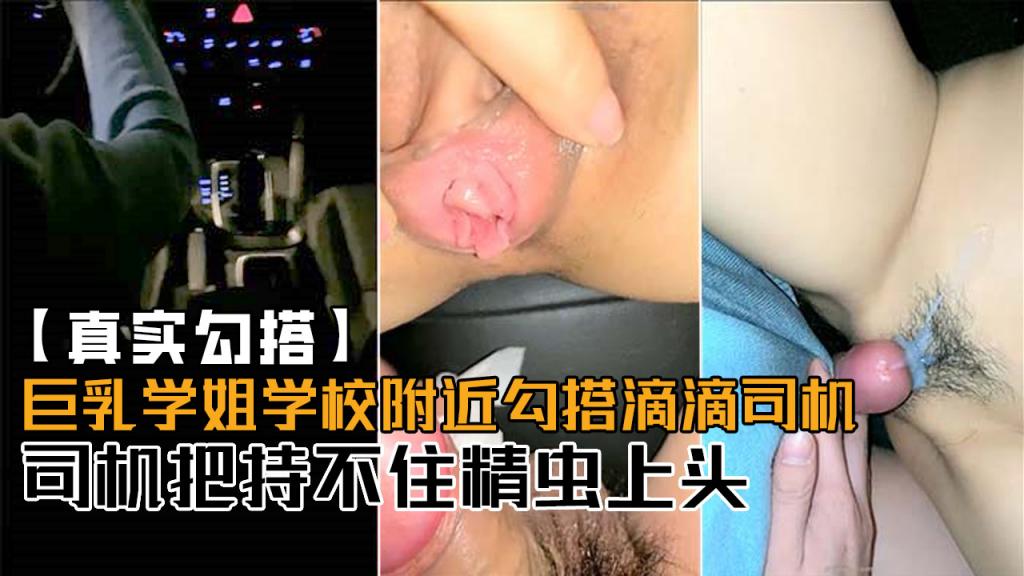 真实勾搭巨乳学姐大学城附近勾引滴滴司机一本正经的滴滴司机把持不住掏出了大鸡巴