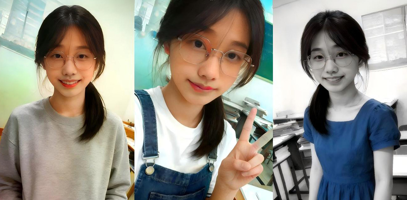 惠州超骚学生妹【丘雅雯】表面乖乖女私下性欲如潮天天约炮，深情口交骑乘榨精骚劲十足