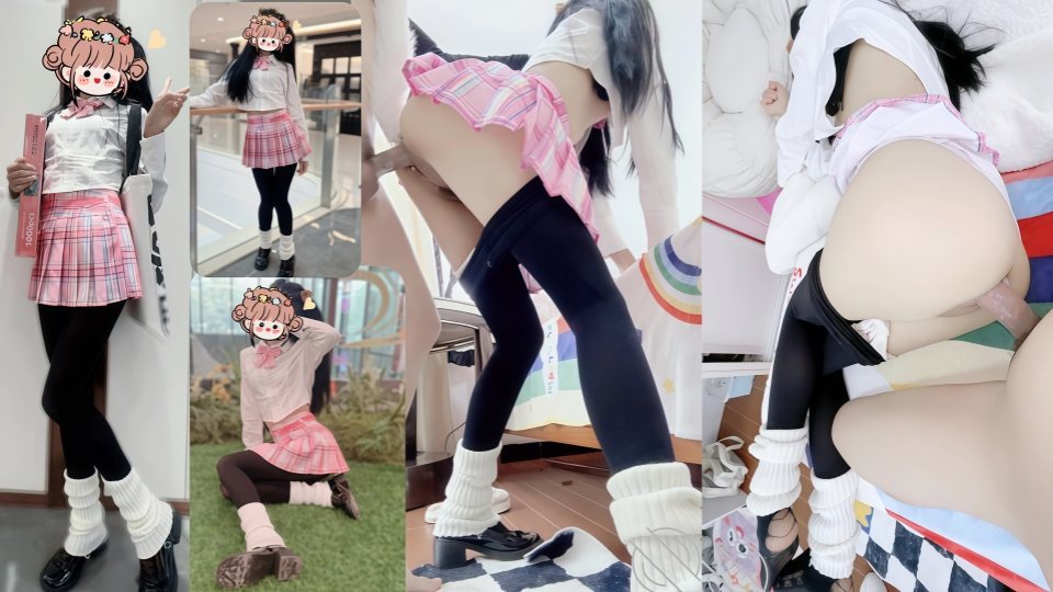 高挑靓丽少女『长腿女儿丽丽』女儿生气我哄女儿给她买洛丽塔，然后让我三洞齐开，全射屁眼了！