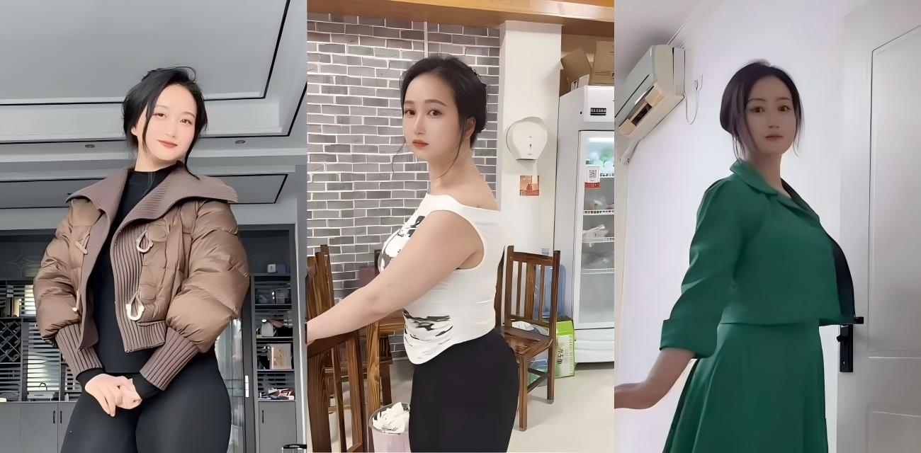 抖音巨乳熟女【米粉二号】定制福利，丝袜制服搭配巨乳肥臀，淫靡热舞尽情释放风骚魅力