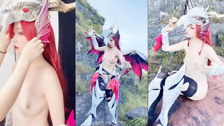 cosplay全露拍摄写真的