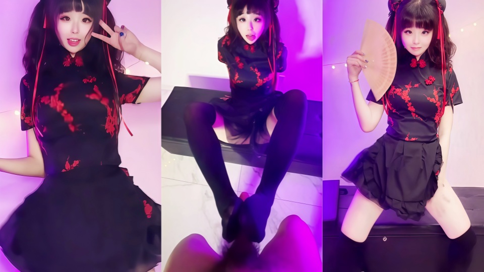 极品嫩妹【贝璃珞】中华娘的才艺，狂吞前辈的精液打气加油