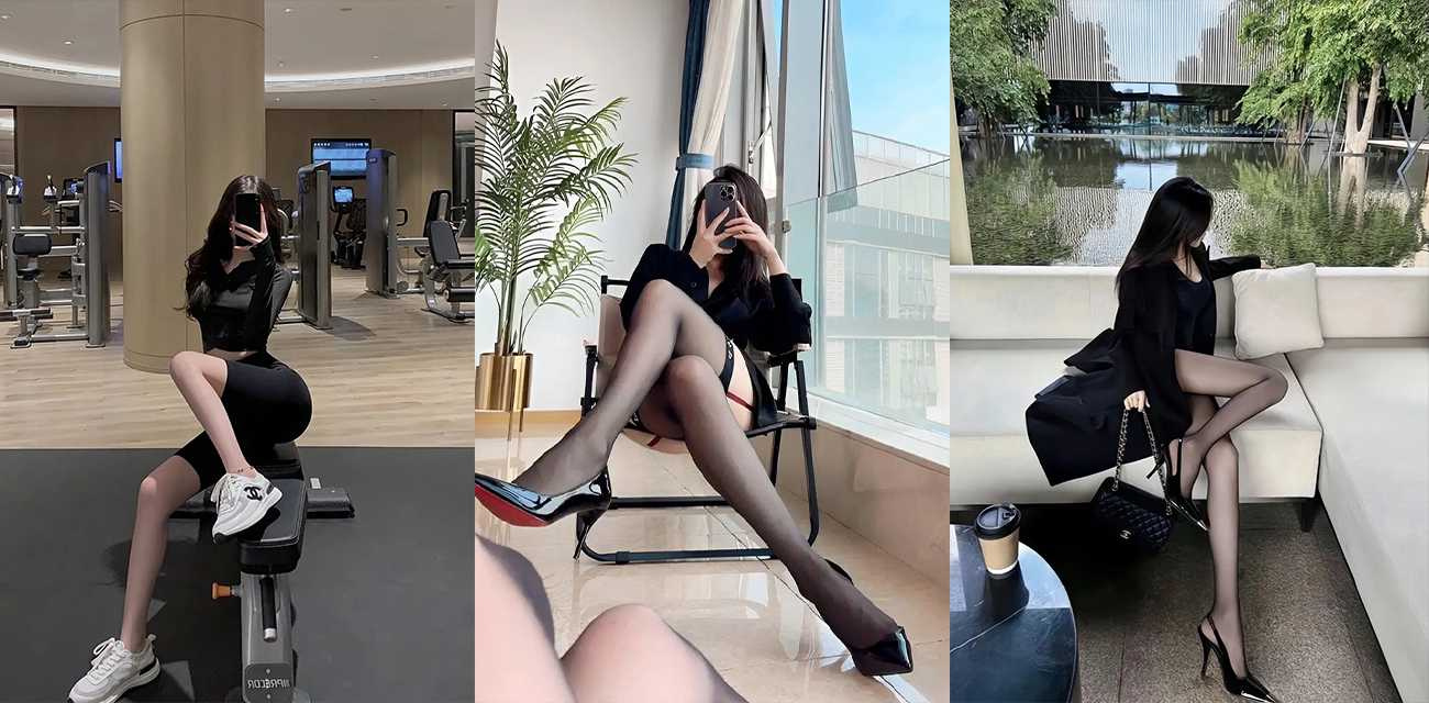 长腿丝袜母狗【猫猫碎冰冰】新作，扮同城按摩理疗师穿开档丝袜上门服务，手淫鞋交被操的穴肉翻飞