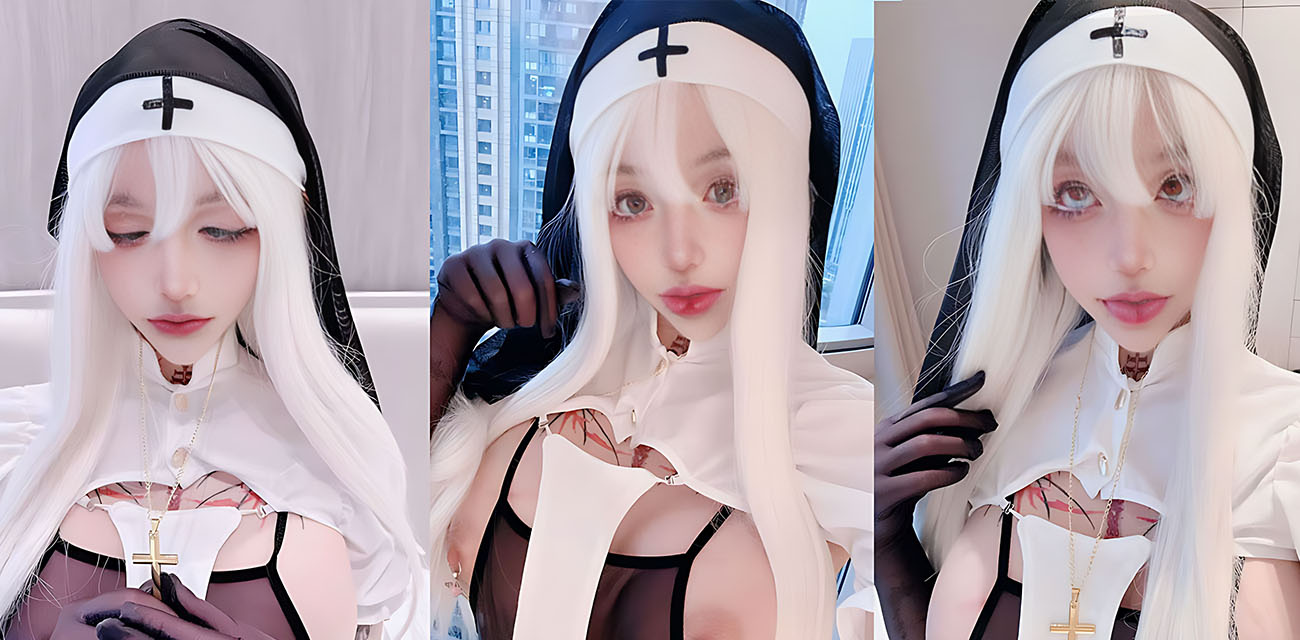推特顶颜Coser【我要逃避现实世界】1314门槛内容首发泄，分舌巨乳阿黑颜，反差感拉满